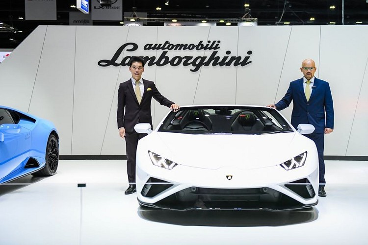 Dan xe Lamborghini gan 100 ty dong tai trien lam Bangkok 2020-Hinh-11