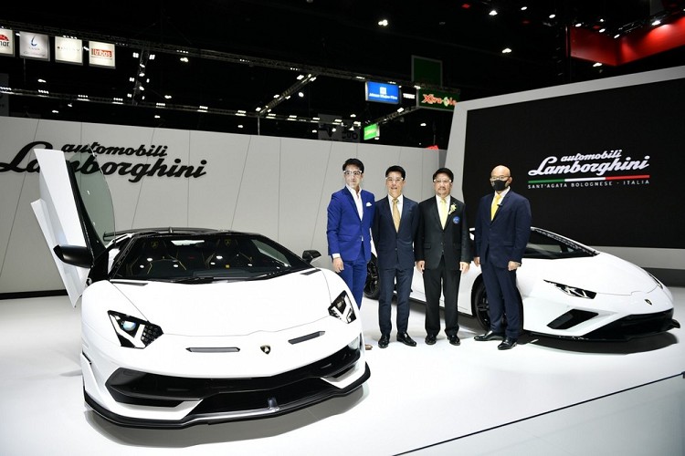 Dan xe Lamborghini gan 100 ty dong tai trien lam Bangkok 2020-Hinh-7
