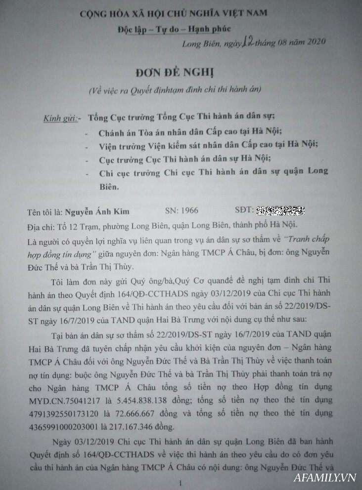 Hà Nội: Sập bẫy vay ngân hàng hộ, người phụ nữ chết điếng vì bỗng dưng nhận thông báo cưỡng chế thu hồi nhà - Ảnh 1.