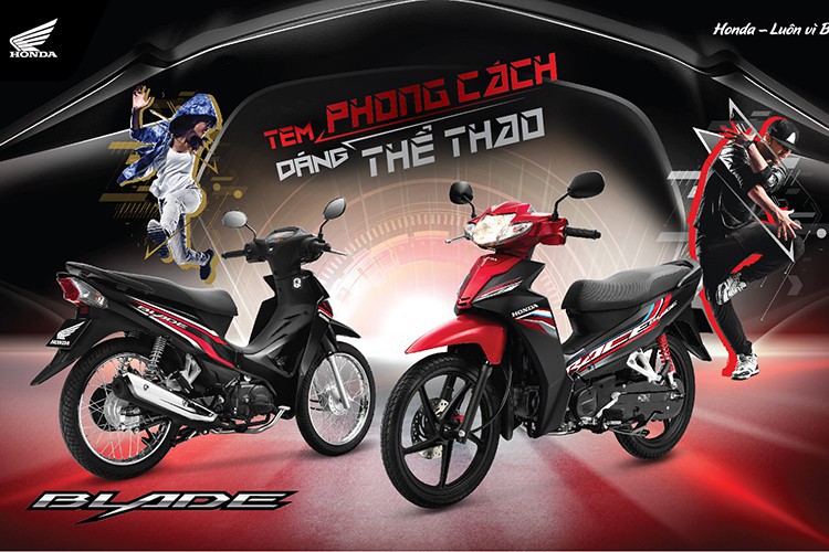 Ra mat Honda Blade 110cc moi gan 19 trieu dong tai Viet Nam