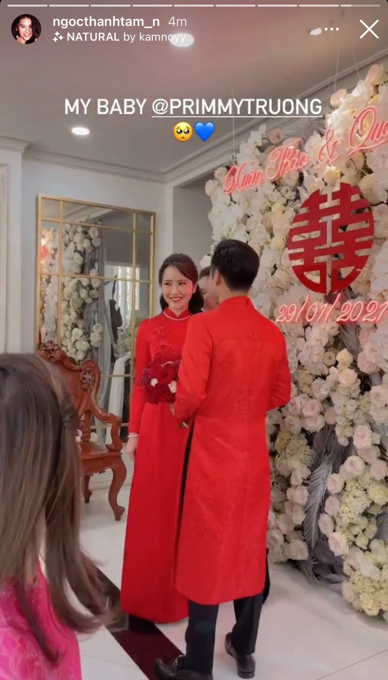 Trực tiếp đám cưới Phan Thành - Primmy Trương: Cô dâu chiếm spotlight với áo dài đỏ, nhẫn kim cương to đùng trên tay nhìn là nể ngay - Ảnh 35.