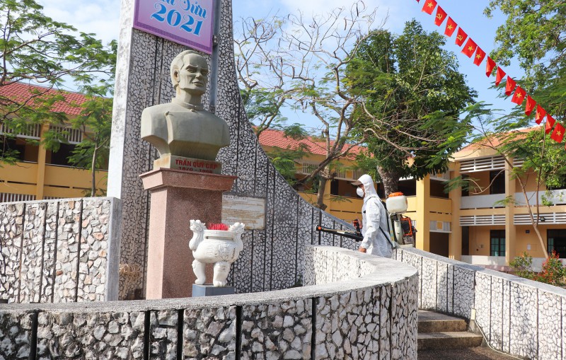 khu khuan truong hoc phong Covid-19 anh 5