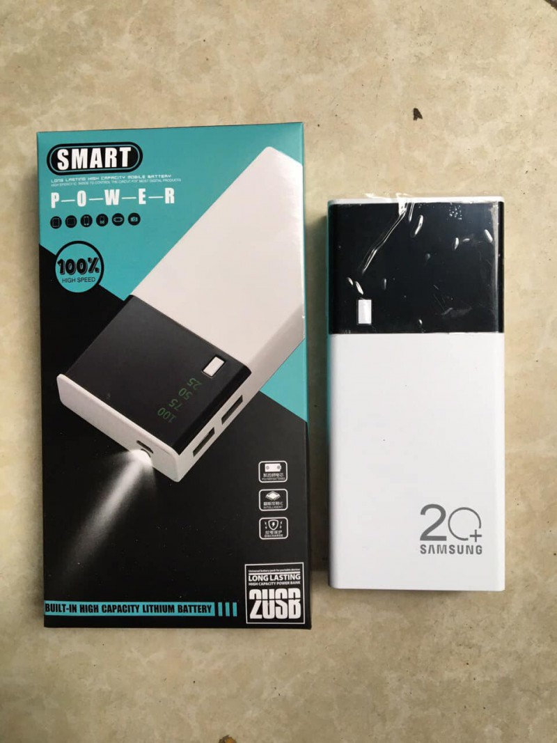 Bắt lô trên 2.000 sản phẩm Pin dự phòng giả mạo nhãn hiệu Samsung - Ảnh 1. Bắt lô trên 2.000 sản phẩm Pin dự phòng giả mạo nhãn hiệu Samsung - Ảnh 1.